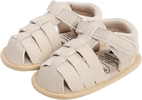 Vista 3 de synia Sandalias de goma antideslizantes para niñas y niños con suela para bebés y niños