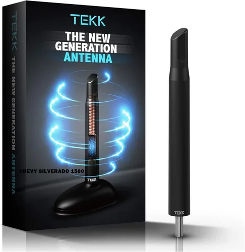 Vista 9 de TEKK Short Antenna Compatible with Cooper 2023 / Designed for Optimized FM/AM Reception / 4.8 Inches