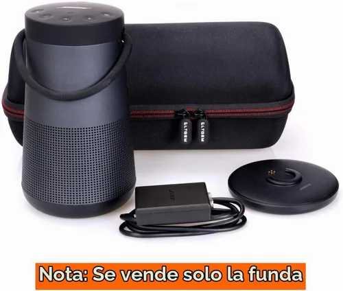Vista 6 de LTGEM - Funda de viaje para altavoz Bose SoundLink Revolve+ Series II Negro