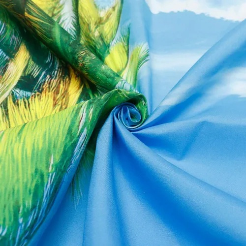 Vista 5 de Serborlur Tapiz para colgar en la pared con fondo de playa azul y mar, tapiz de pared tropical paraíso palmera, arte de pared, tapiz bohemio