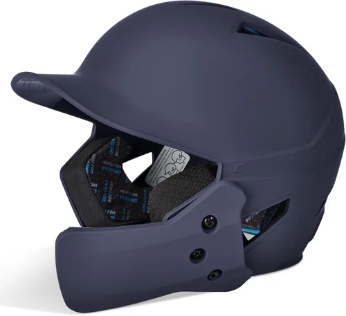 Vista 8 de Champro HX Gamer Plus - Casco de bateo con protector de mandíbula reversible