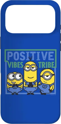 Vista 22 de Minions Carcasa Positive Vibes para iPhone 17
