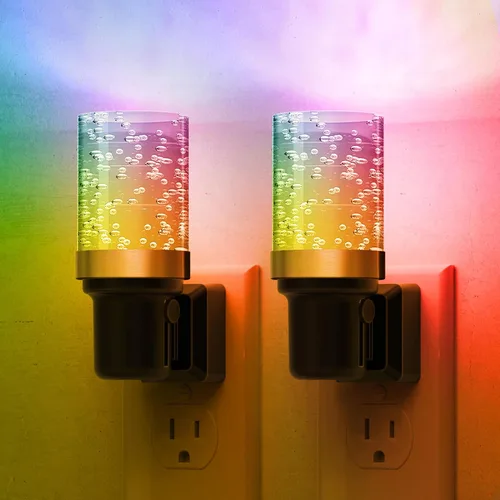 Vista 14 de L LOHAS LED Luces nocturnas enchufables a la pared, paquete de 2 unidades de 3000 K/4000 k/5000 K de temperatura de color ajustable, luz nocturna