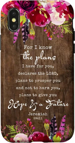 Vista 5 de for I Know The Plans I Have for You - Funda cristiana para iPhone 17 de Jeremías 29:11