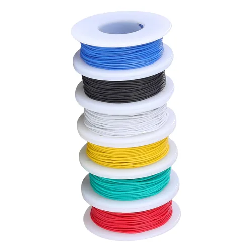 Vista 12 de TUOFENG 14AWG Cable de silicona de 13.2 pies (4m) 6 colores - Cable trenzado de cobre estañado flexible 600V resistente a altas temperaturas