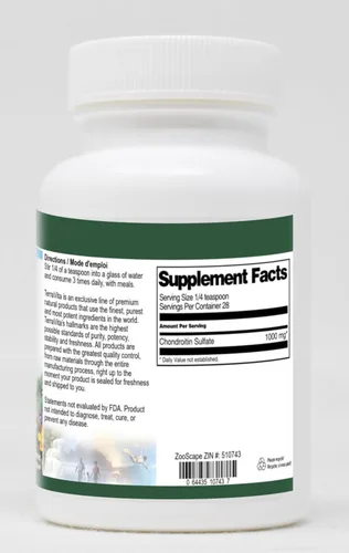 Vista 2 de Terravita Polvo de sulfato de condroitina (1 oz, ZIN: 510743) - Paquete de 3