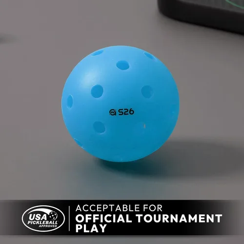 Vista 5 de A11N SPORTS S26 Indoor Pickleballs- Consistent Bounce, Easy to Control and Durable Application - USAPA Approved - Ideal for All Ages - Available in