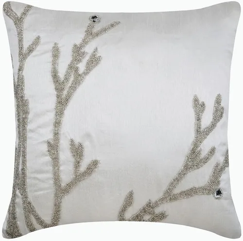 Vista 10 de The HomeCentric Funda de almohada, fundas de almohada decorativas de 12 x 12 pulgadas (11.8 x 11.8 in), color blanco, fundas de almohada de piel