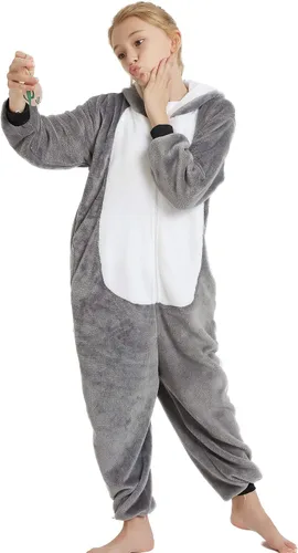 Vista 3 de CALANTA Pijama unisex de una pieza para niños, disfraz de fiesta de cosplay de Halloween