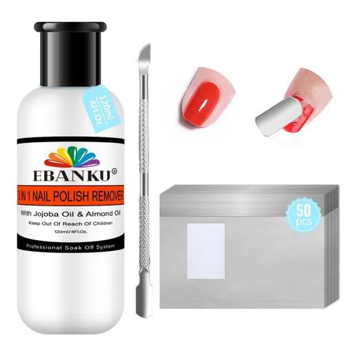 Vista 9 de EBANKU Limpiador de pinceles de uñas acrílico de 4.1 fl oz, 3 en 1, cepillo de uñas, solución limpiadora de cepillo de uñas, limpieza rápida