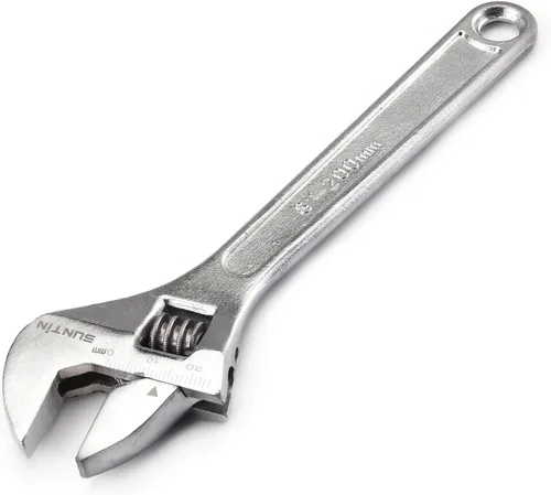 Vista 10 de Utoolmart Llave ajustable de apertura de longitud de 6 pulgadas 0.787 in con tratamiento superficial niquelado 1 unids
