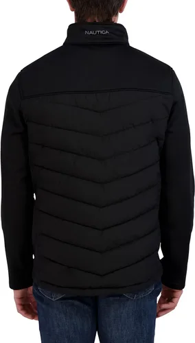 Vista 3 de Nautica Chaqueta softshell mixta de manga larga para hombre