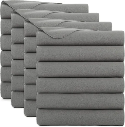 Vista 16 de Arkwright - Mantas de forro polar a granel – Paquete de 6 – Manta ultra suave y acogedora para automóvil, campamento, sofá, oficina, aire libre