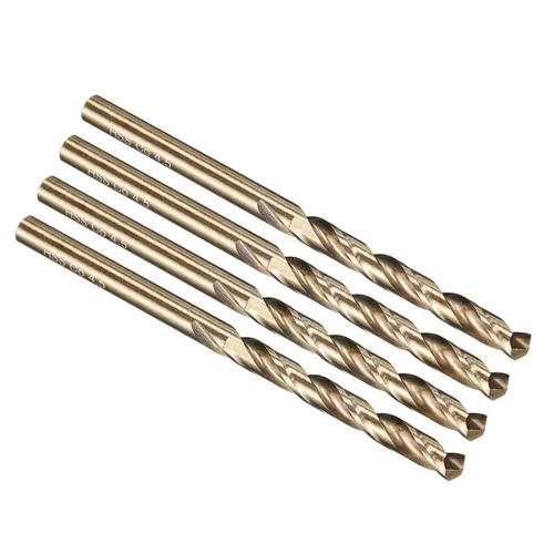 Vista 127 de PATIKIL Broca Jobber de 0.039 in, vástago recto M35 cobalto 5% acero de alta velocidad 135° acabado dorado para metal duro de acero inoxidable - 2
