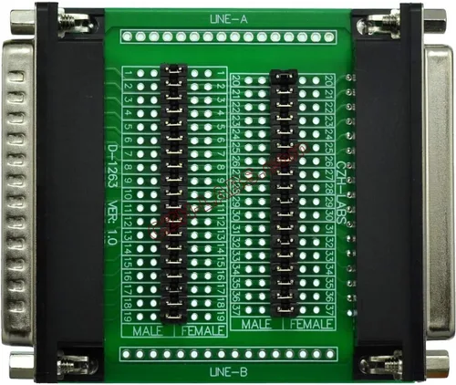 Vista 8 de Electronics-Salon D'sub DB9 Placa de prueba de diagnóstico, Conector DSUB DB9 Macho a Hembra.