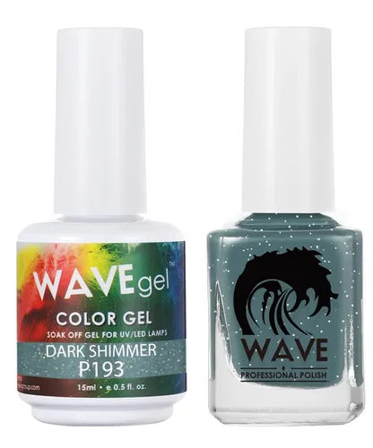 Vista 210 de WAVEGEL - Juego dúo de gel y esmalte de uñas a juego - Colección Simplicity - #P109 Blizzard I 0.5 onzas