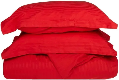 Vista 16 de LaxLinen Juego de funda de edredón de 3 piezas (1 funda de edredón con 2 fundas de almohada) 100% algodón de calidad suave, con cierre