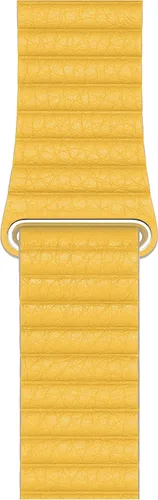 Vista 2 de Apple Reloj De Cuero Loop (1.732 in) - Meyer Lemon - Medium Limón Meyer