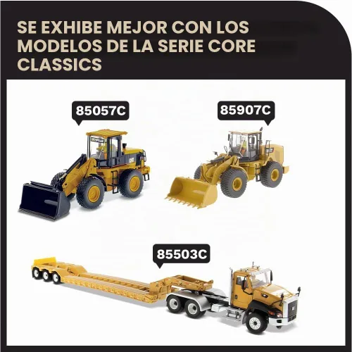 Vista 7 de Diecast Masters Cargador de ruedas Caterpillar 980K 1:50 - Configuración de roca - Core Classics Series 85296C