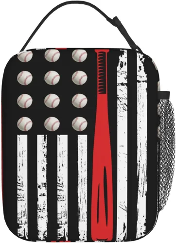 Vista 53 de Gianlaima Fiambrera aislada de fútbol americano para mujeres y hombres, bolsa de almuerzo portátil reutilizable para oficina, trabajo, viajes