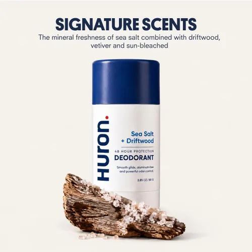 Vista 4 de Huron Desodorante sin aluminio: Citrus + Eucalyptus, (barra de 3.2 oz)