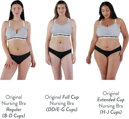 Vista 5 de BRAVADO! DESIGNS Women's Original Nursing Bra, Regular Full Extended Cups Maternity Bra for Breastfeeding