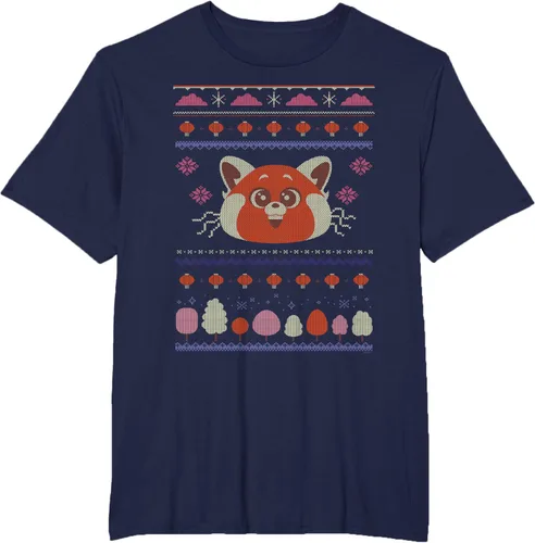 Vista 22 de Disney and Pixar's Turning Red Panda - Suéter feo de Navidad, Negro, S