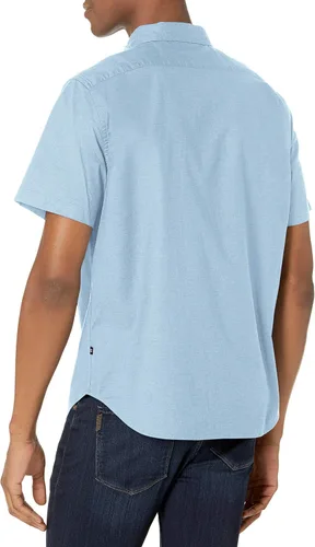 Vista 2 de Nautica Camisa Oxford de manga corta para hombre