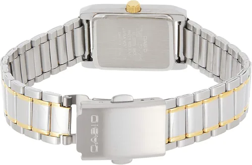 Vista 2 de Casio LTP-1235SG-7A Reloj de vestir analógico de acero de dos tonos para mujer