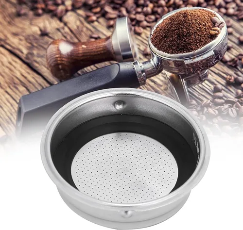 Vista 7 de Haofy Cesta de filtro de café, filtro de café desmontable, filtro de acero inoxidable, accesorio de filtro para máquina de café para oficina en casa