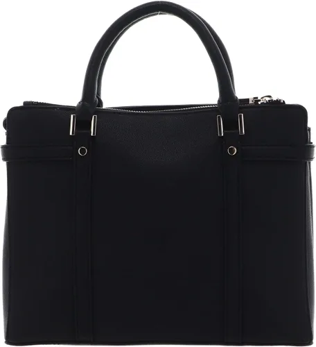 Vista 3 de GUESS Emilee Luxury Satchel, Negro, Negro