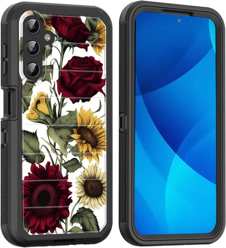 Vista 18 de Funda para Galaxy A15 5G, cuerpo completo, protección contra caídas, a prueba de polvo, resistente de 3 capas, militar, resistente, duradera