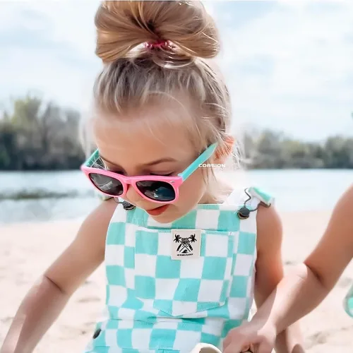 Vista 23 de Lentes de sol polarizados de goma elastómero termoplástico (TPEE) flexible, para niñas y niños de 3 a 9 años