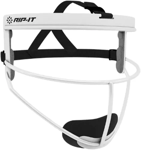 Vista 9 de RIP-IT Máscara facial de sóftbol de defensa original Máscara protectora ligera de campo de sóftbol