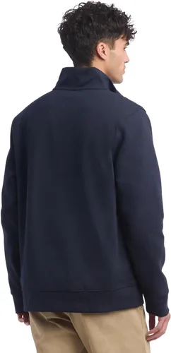 Vista 4 de Tommy Hilfiger - Sudadera sin botones de manga larga de vellón con cremallera de un cuarto para hombre