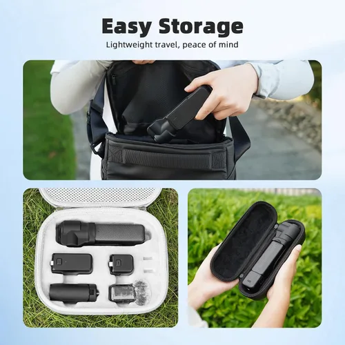 Vista 7 de BRDRC Pocket 3 Funda protectora para Xtra Muse Gimbal Lens Cap Protector de pantalla para DJI Osmo Pocket 3 Creator Combo/Xtra Muse Accesorios (rosa)