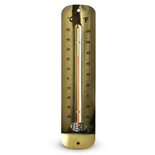 Vista 12 de Headwind EZ Read - Termómetro de metal de aluminio antiguo de 12 pulgadas, duradero, resistente a la intemperie, para interiores y exteriores