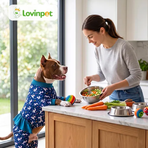 Vista 9 de LovinPet Pijamas Grandes para Perros – Camisa de unicornio para perro, mameluco de recuperación poscirugía, sirenas y unicornios estampado Azul