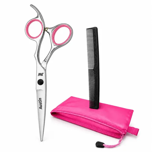 Vista 10 de JW Professional Shears & Thinner Combo Razor Edge Serie CRX – Tijeras de corte de pelo y peluquería de acero inoxidable premium
