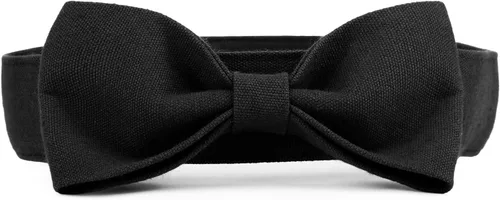 Vista 8 de Collar de corbatín negro para gato Segarty, lindo esmoquin para cachorros con corbatín para perros con collar blanco ajustable hecho a mano