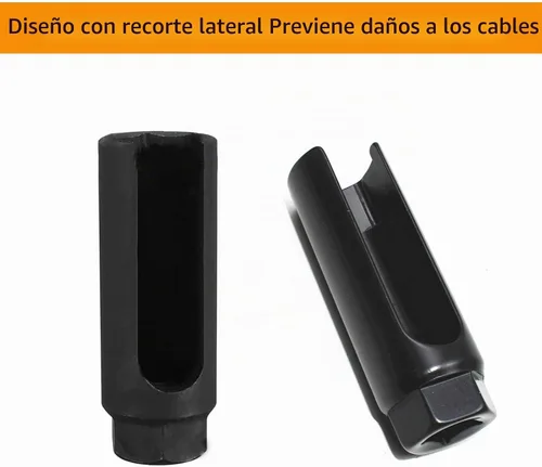 Vista 4 de 1 Pieza Enchufe de Sensor, 7/8 pulgadas (22mm) 6-Puntos, Herramienta de Llave para Remoción de Sensor O2, Universal para la Mayoría de Modelos