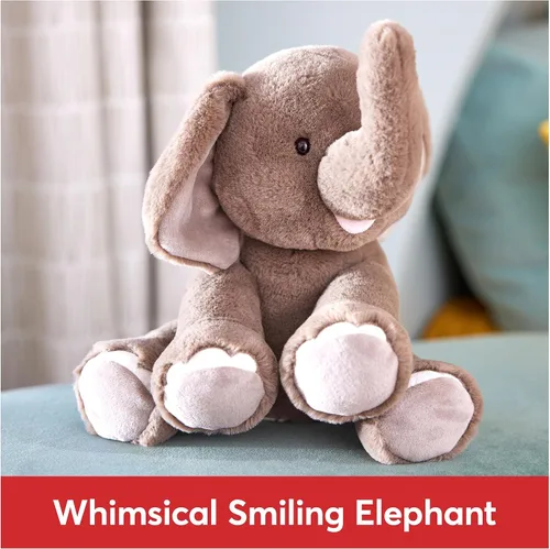 Vista 3 de GUND Peluche Chai Elefante, animal de peluche prémium para edades de 1 año en adelante, gris, 10 pulgadas