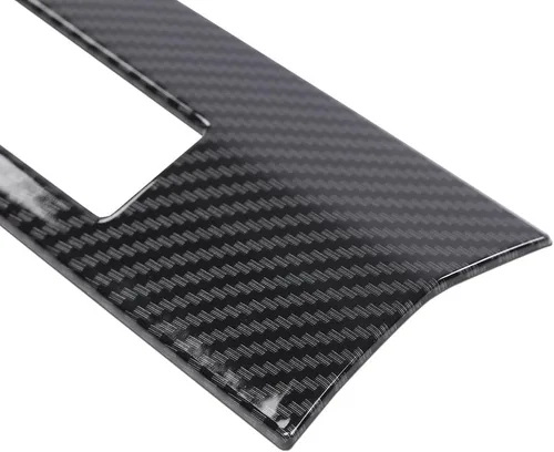 Vista 5 de CROSSDESIGN Cubierta de panel de visualización de fibra de carbono compatible con Chevrolet Corvette C8 2020-2022