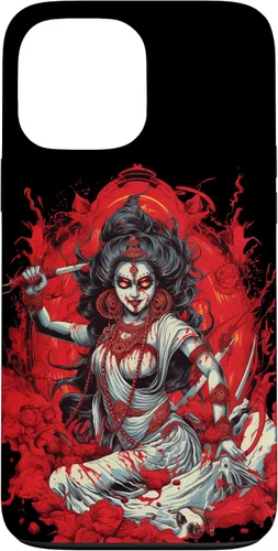 Vista 23 de iPhone 16 Kali Goddess of Death, Time and Doomsday Hindu God Occult Case