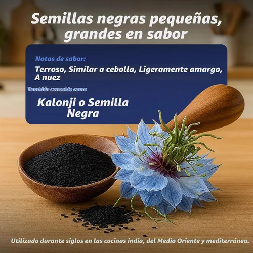 Vista 2 de Spice Profile Organic Nigella Seeds 16 oz Lab Tested