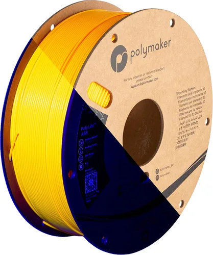 Vista 13 de Polymaker Filamento ABS Pro para impresora 3D de 0.069 pulgadas, color negro, ABS de grado de ingeniería de 2.2 lbs con alta resistencia al calor