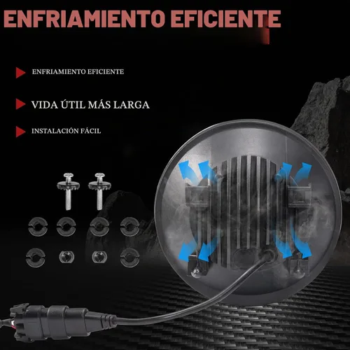 Vista 6 de BUNKER INDUST Luces antiniebla LED para 2007-2013 GMC Sierra 1500/2007-2014 Sierra 2500HD 3500HD, Kit de luces antiniebla de repuesto para Fog Lights