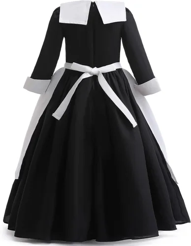 Vista 2 de JOURPEO Girls Cosplay Princess Outfits Kids Halloween Party Dress Stage Show Party Dress Up