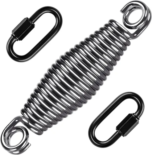 Vista 8 de SELEWARE Heavy Duty Bag Spring for Punching Bag - Chrome Plated with Secure Closed-Loop Design for Boxing, MMA, and More, Smooth & Safe Suspension