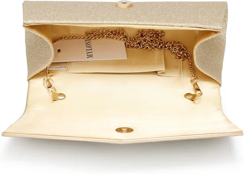 Vista 5 de Bolsos de mano brillantes para mujer, bolso de noche para mujer, bolso de mano para mujer, bolso de mano para fiesta, graduación, boda